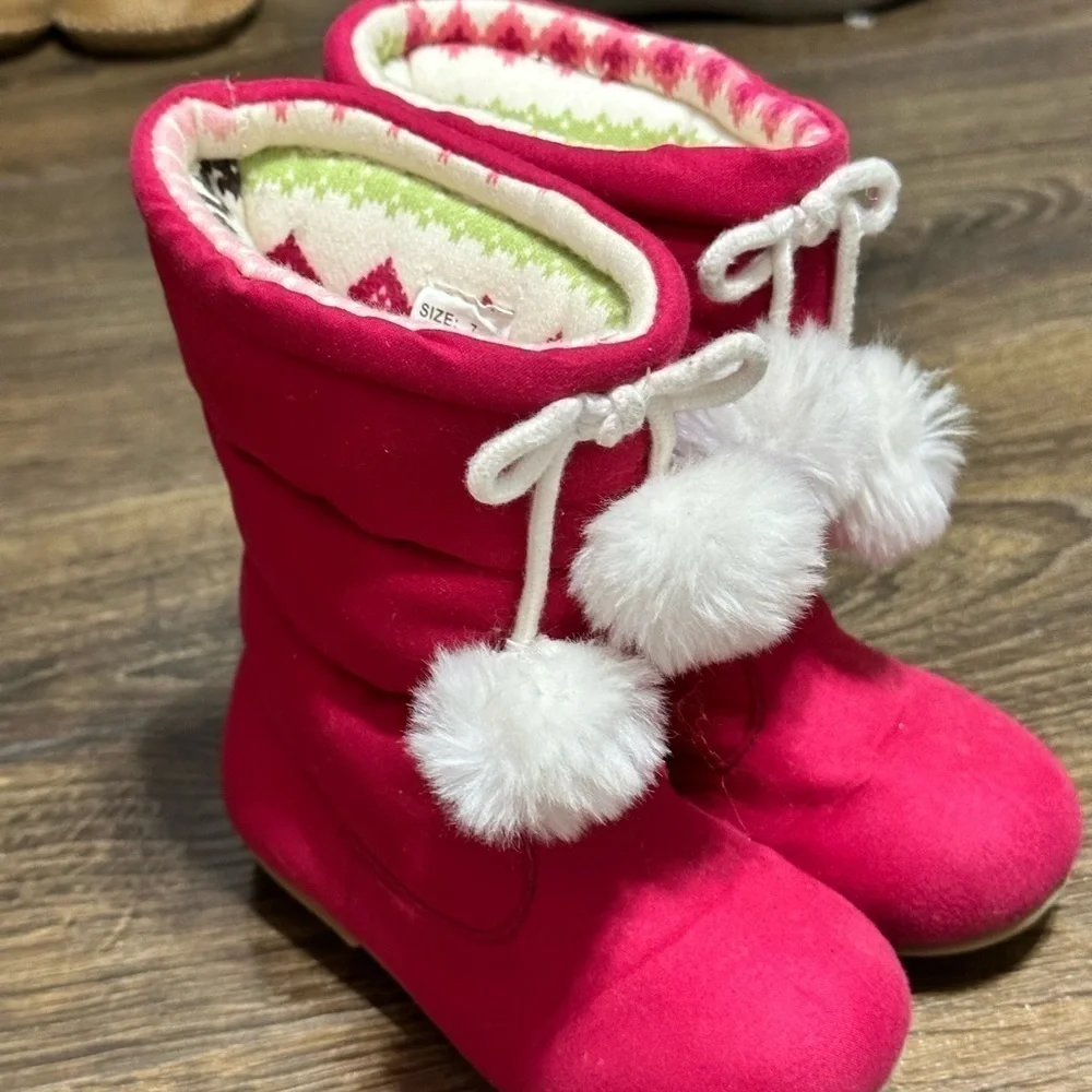 Janie and Jack girls winter boots size 7
