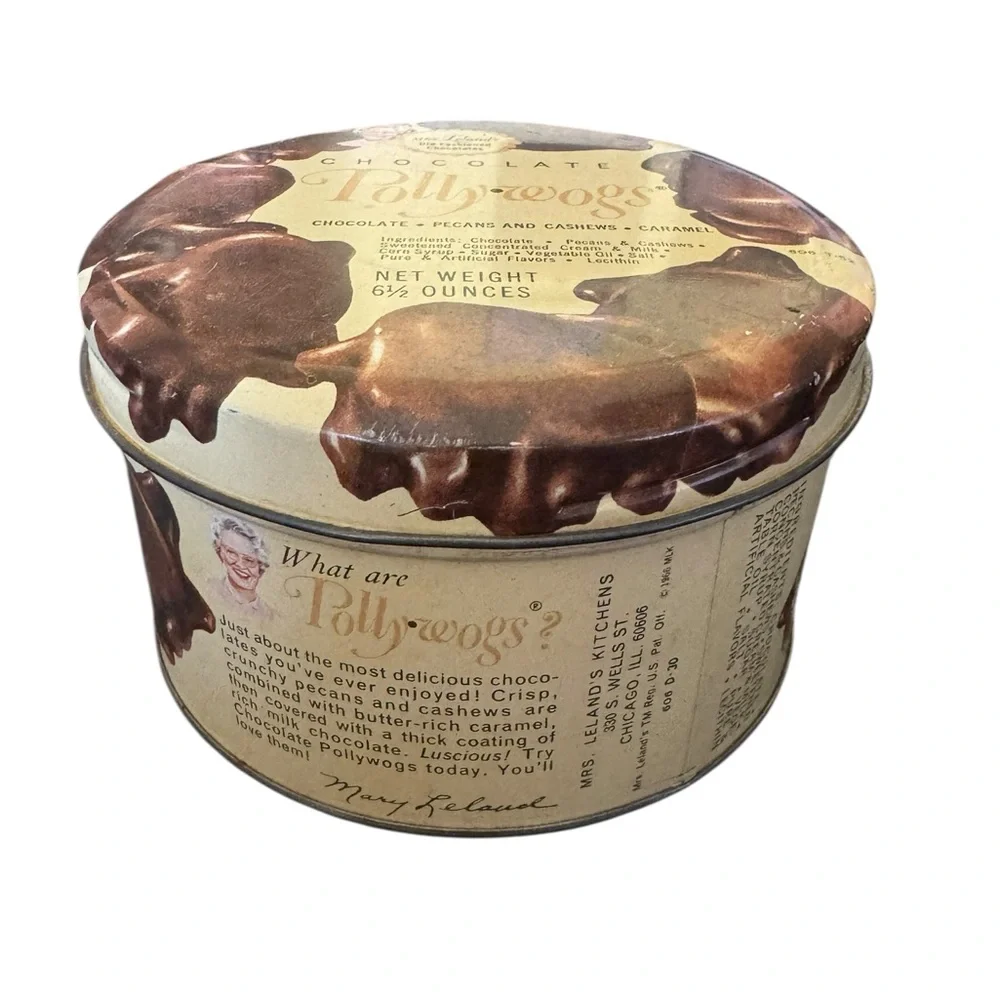 Vintage listing tin