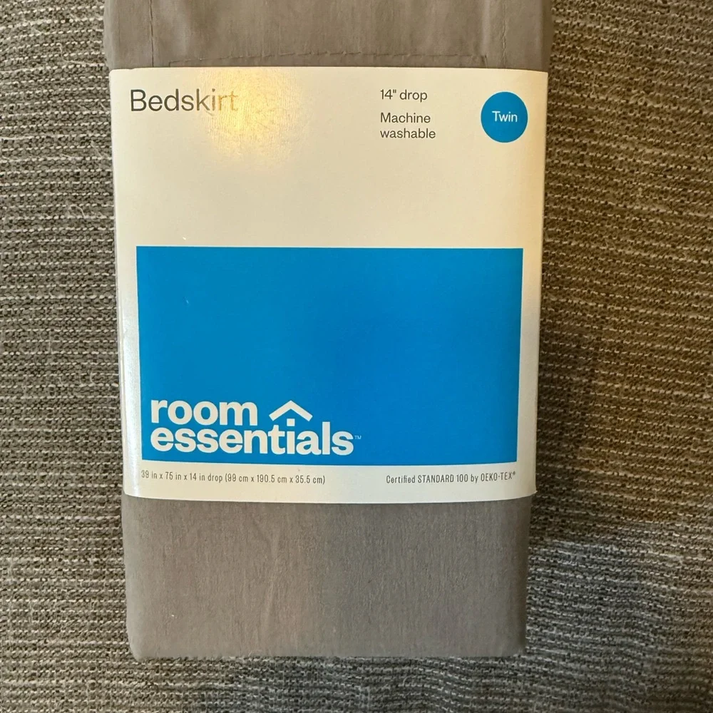 Essentials grey bed