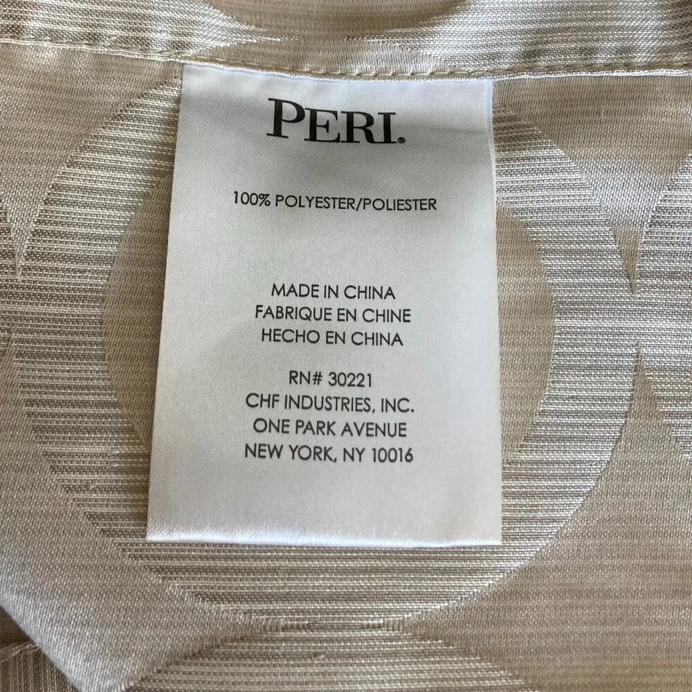 Perl Geometric Grommet Curtains - Two Panels