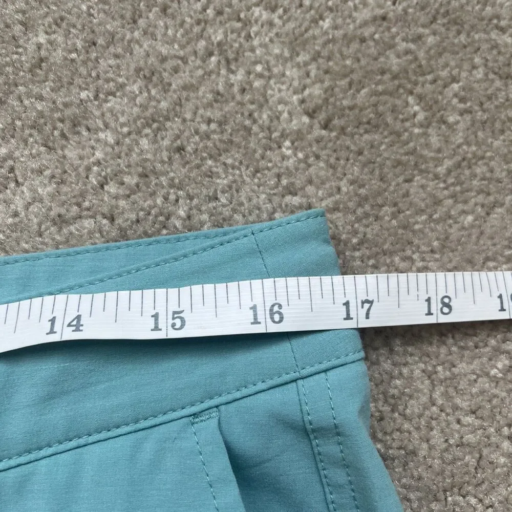Faherty All Day Shorts Mens 32 Seafoam Green Chino Tech Board Performance Preppy
