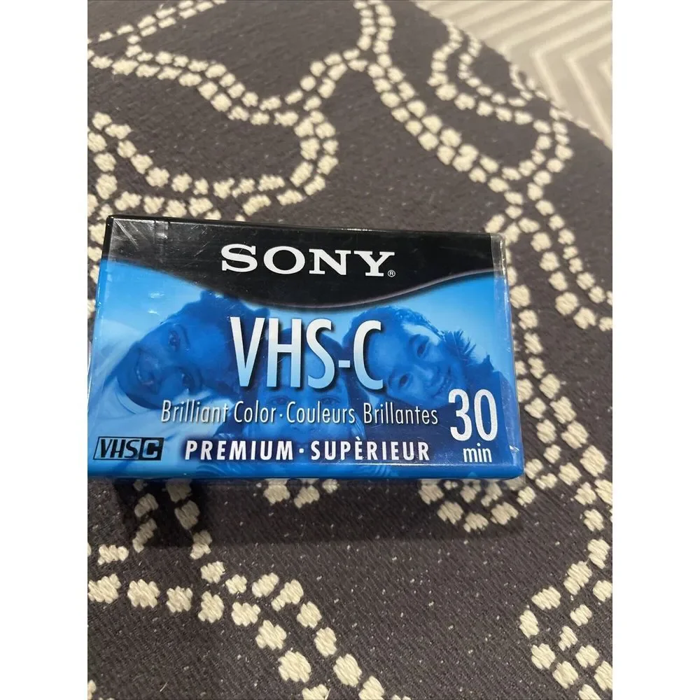 Sony Premium VHS-C 30 min SP or‎ 30 Minutes EP Camcorder Blank Tape NEW