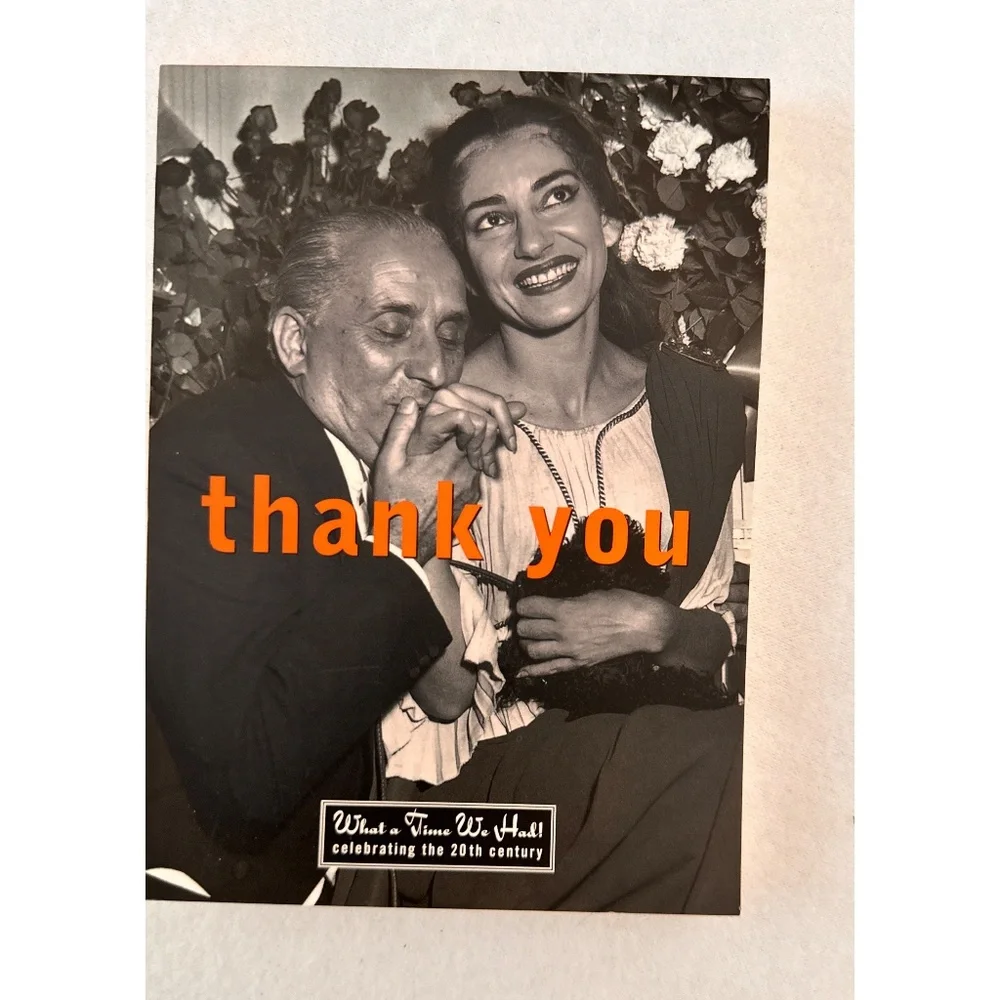 Thank You Vintage Photo Postcard Booklet, Celebrating The 20th Century , Nostal