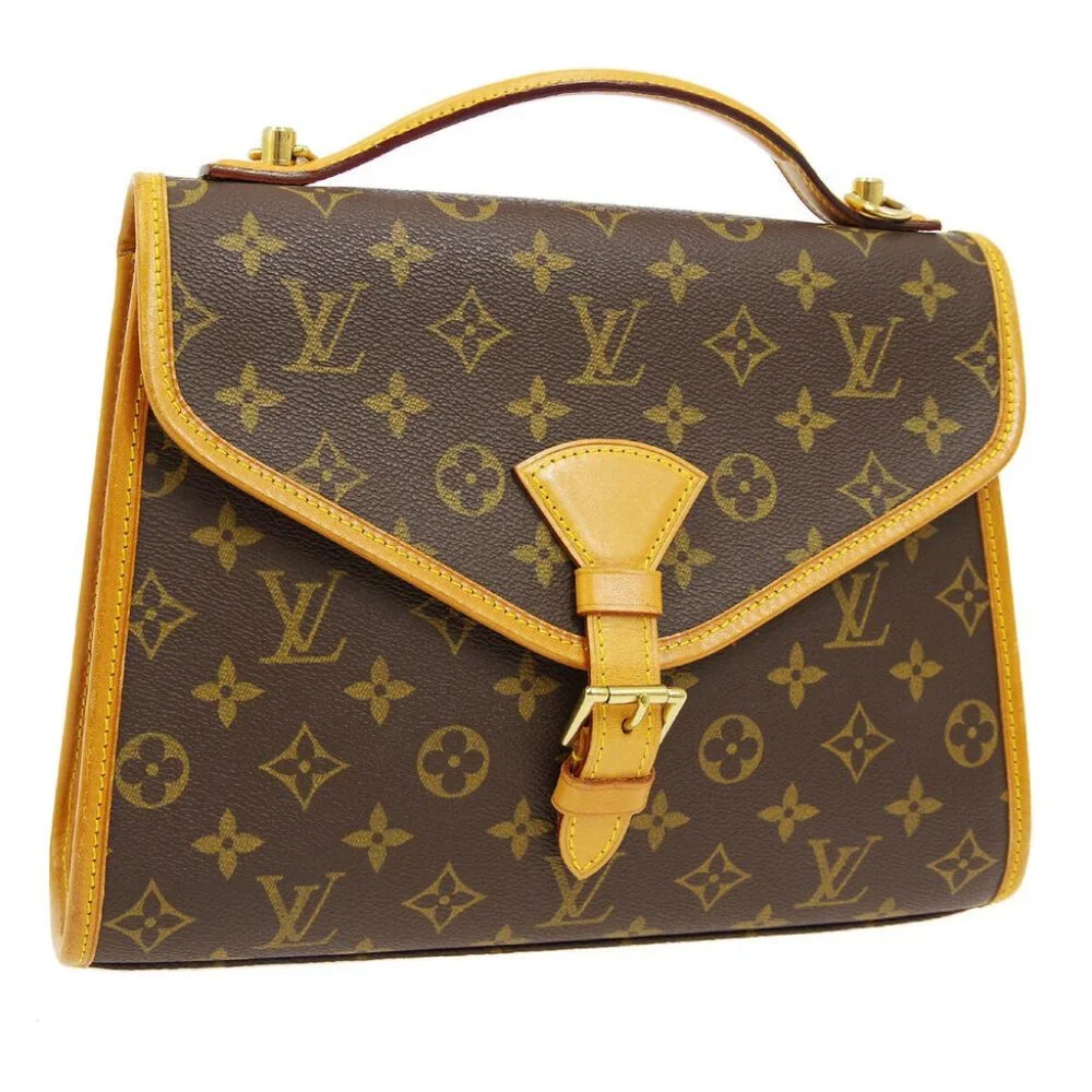 Authentic LOUIS VUITTON BEL AIR 2WAY BUSINESS HAND BAG MI0030 MONOGRAM