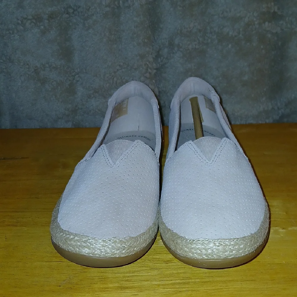 Clarks cream espadrilles