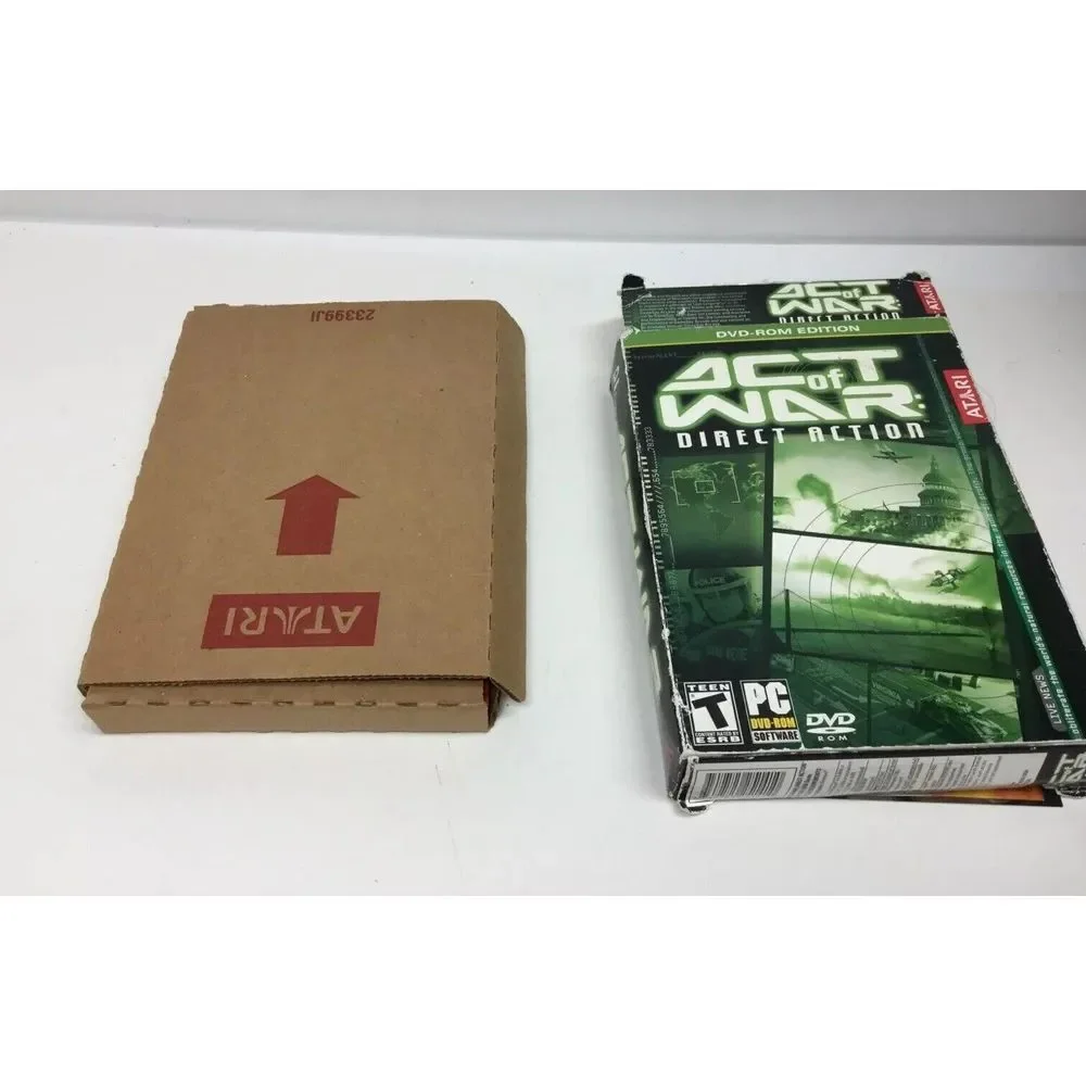 Atari ACT OF WAR Direct Action - Strategy Vintage Windows XP PC Game NEW in BOX!