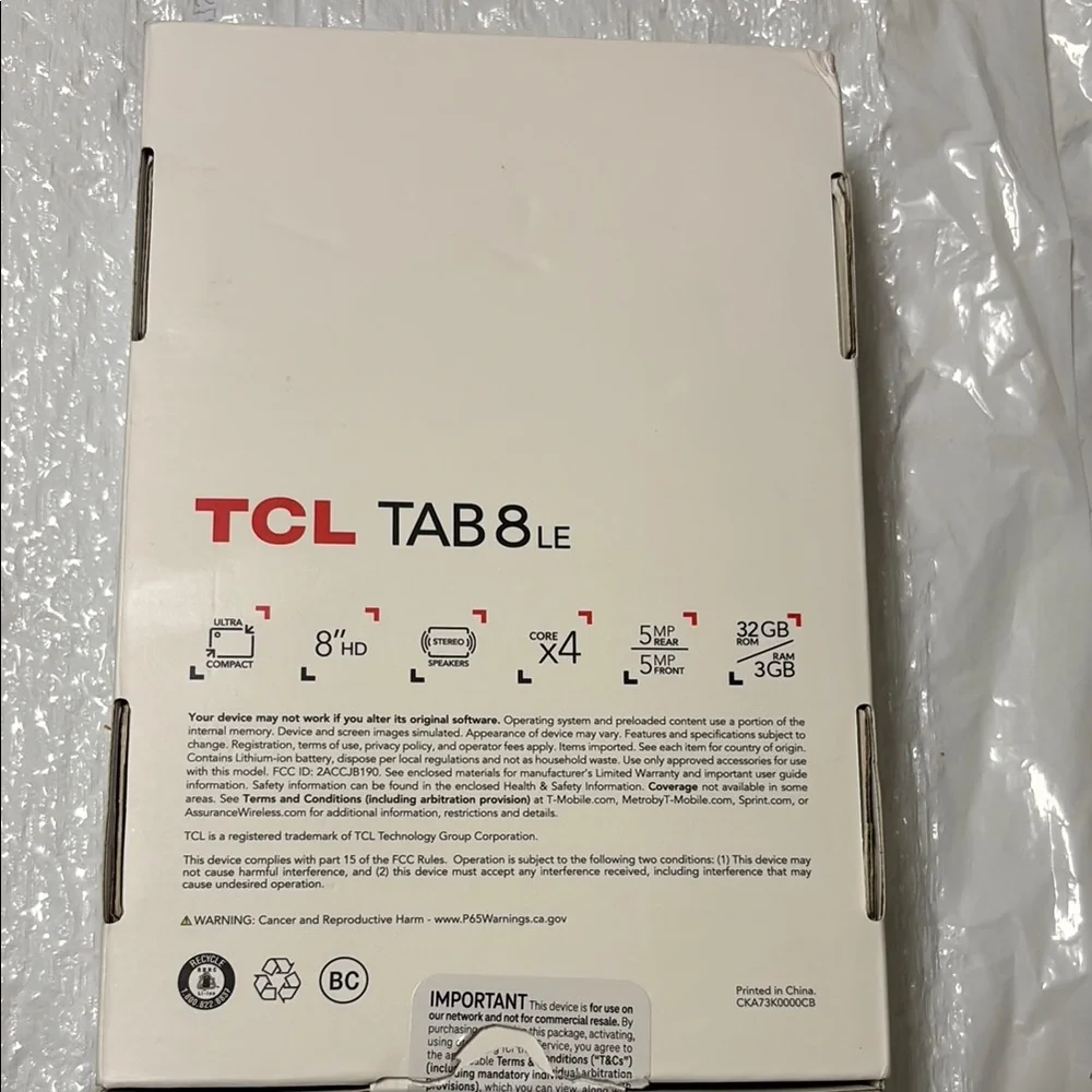 TCL discover tablet