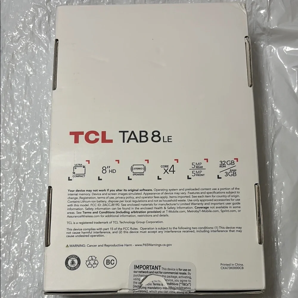 TCL discover tablet