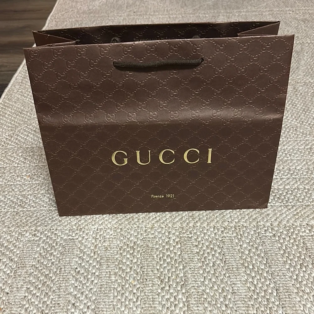 Gucci Brown Gift Box and Bag Set