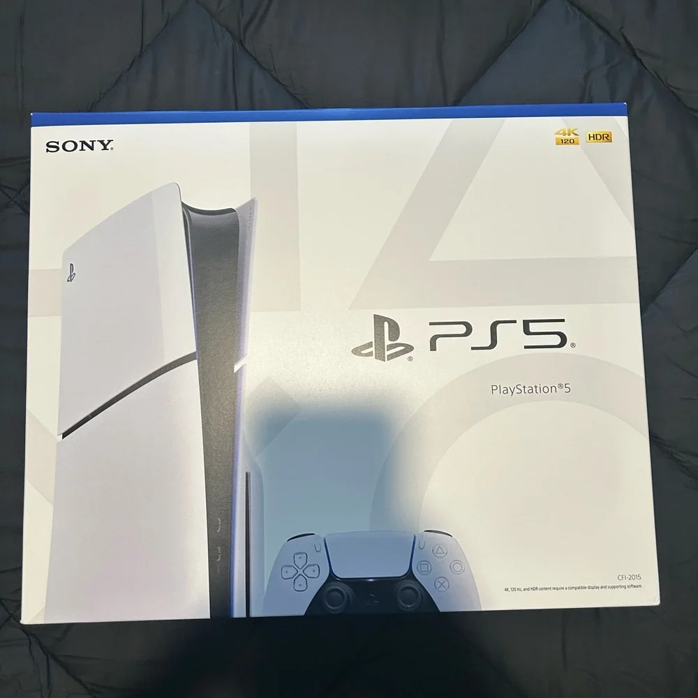 Sony White PlayStation 5 Console Futuristic Design