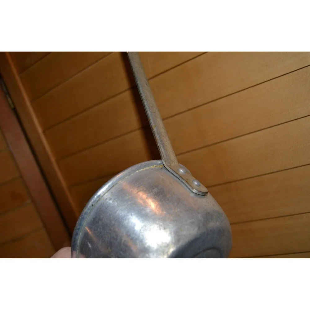 Vintage Ladle Scoop Aluminum French Market Farmhouse Cottage Core Country