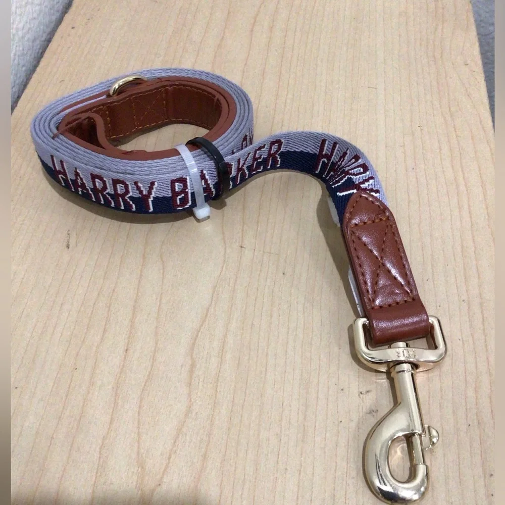 Harry Barker Blue Colorblock Dog Leash