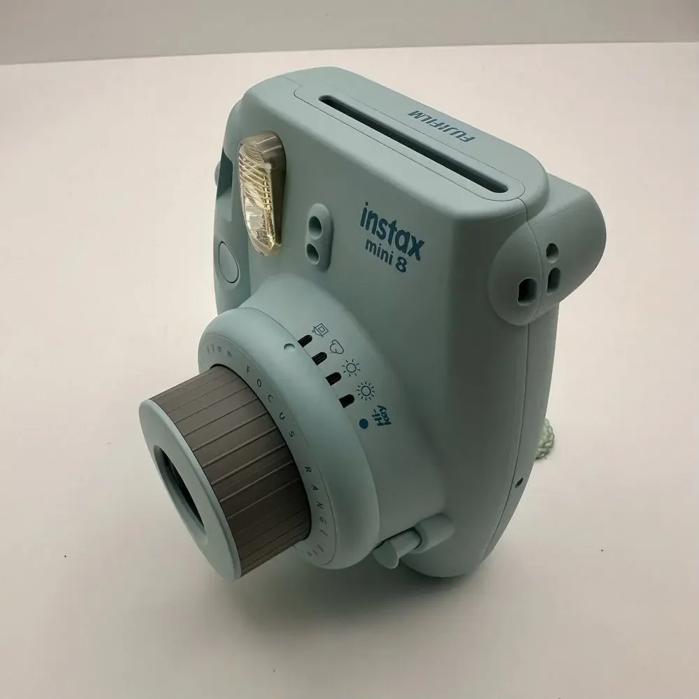 Fujifilm Instax Mini 8 Instant Film Camera (Blue) EUC