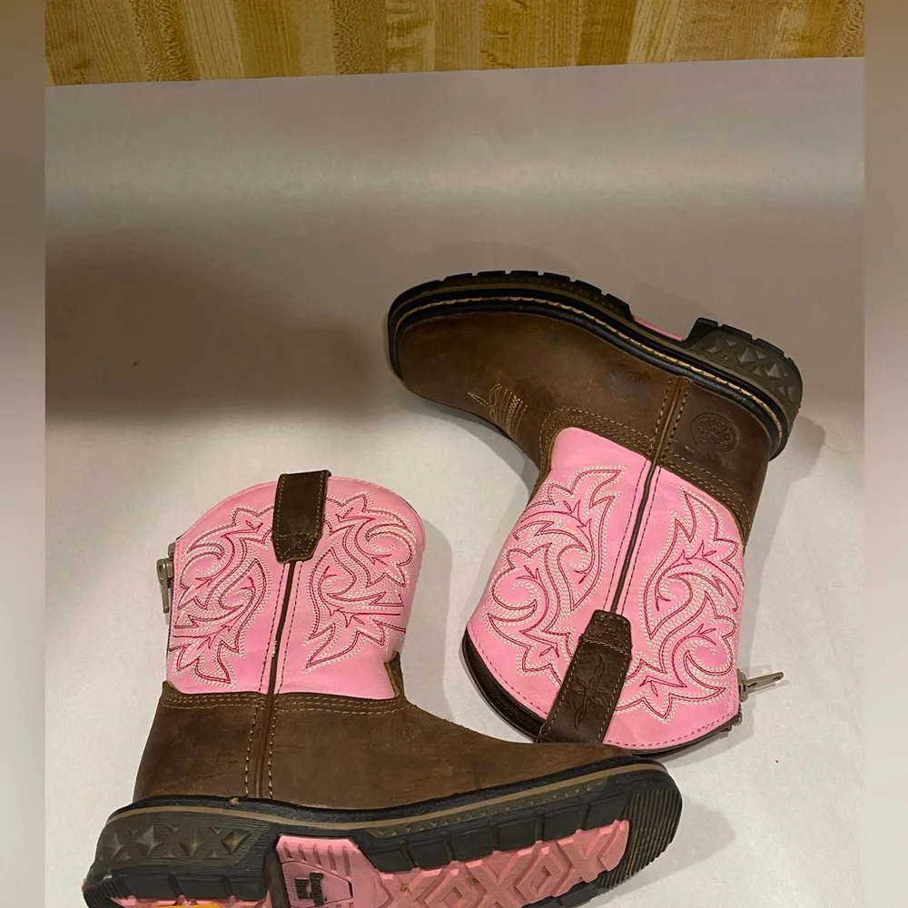 Georgia boot kids brown and pink