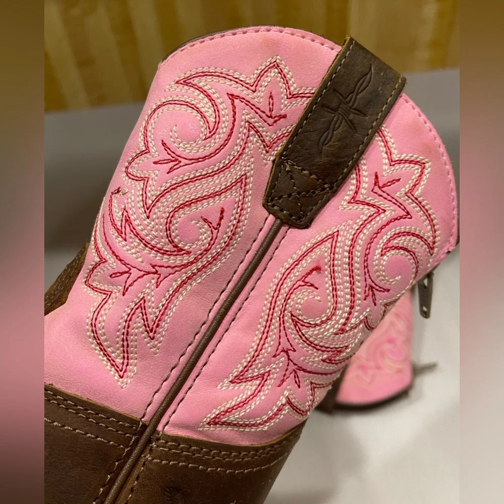 Georgia boot kids brown and pink