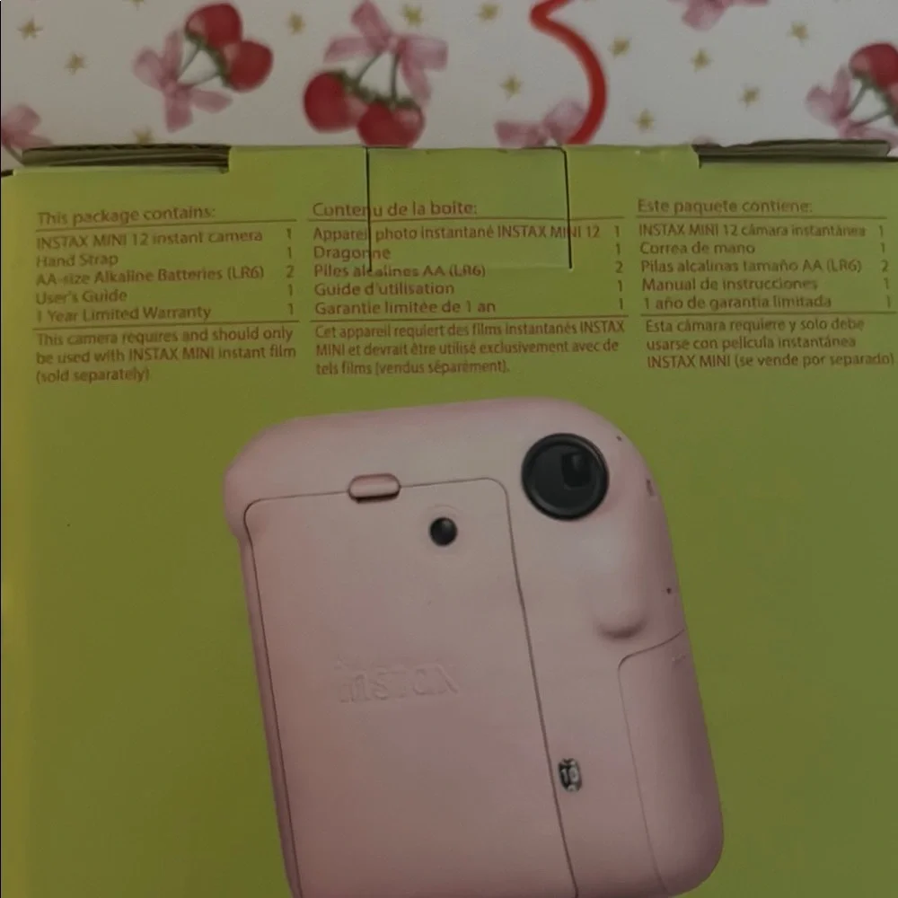 Fujifilm Instax Mini 12 Blossom Pink Camera
