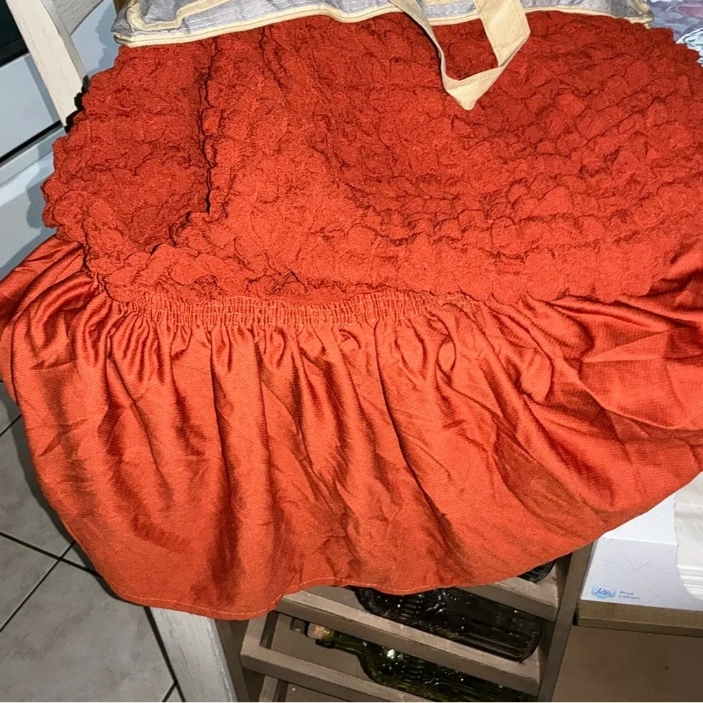NIP Elegant RUST color 3 cushion Sofa Cover