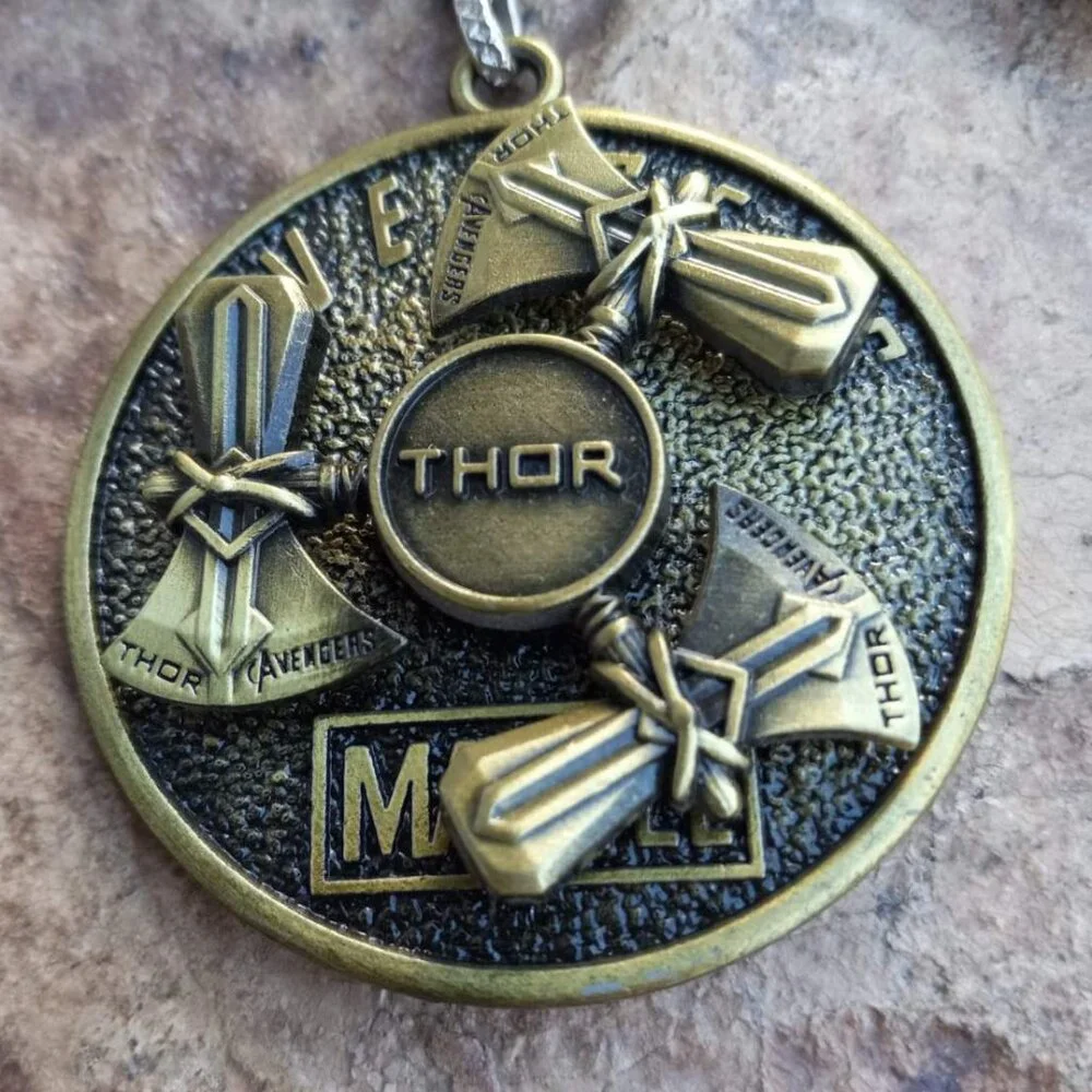 Thor Key Chain Thor Movie Key Ring Accessory Superhero Marvel Handbag Charm Gift