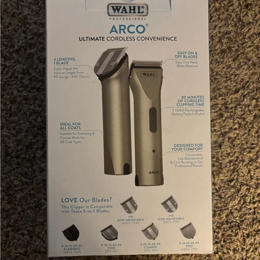 Wahl arco grooming
