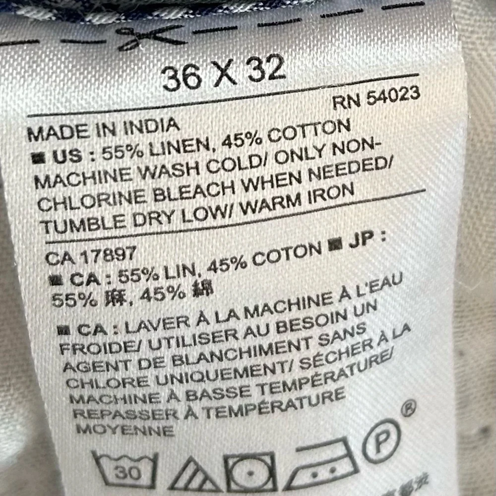 Banana Republic Standard Fit Linen Blend Pants
