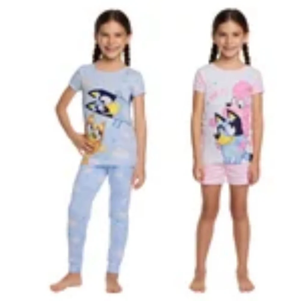 Bluey Kids' 4-piece Pajama Set