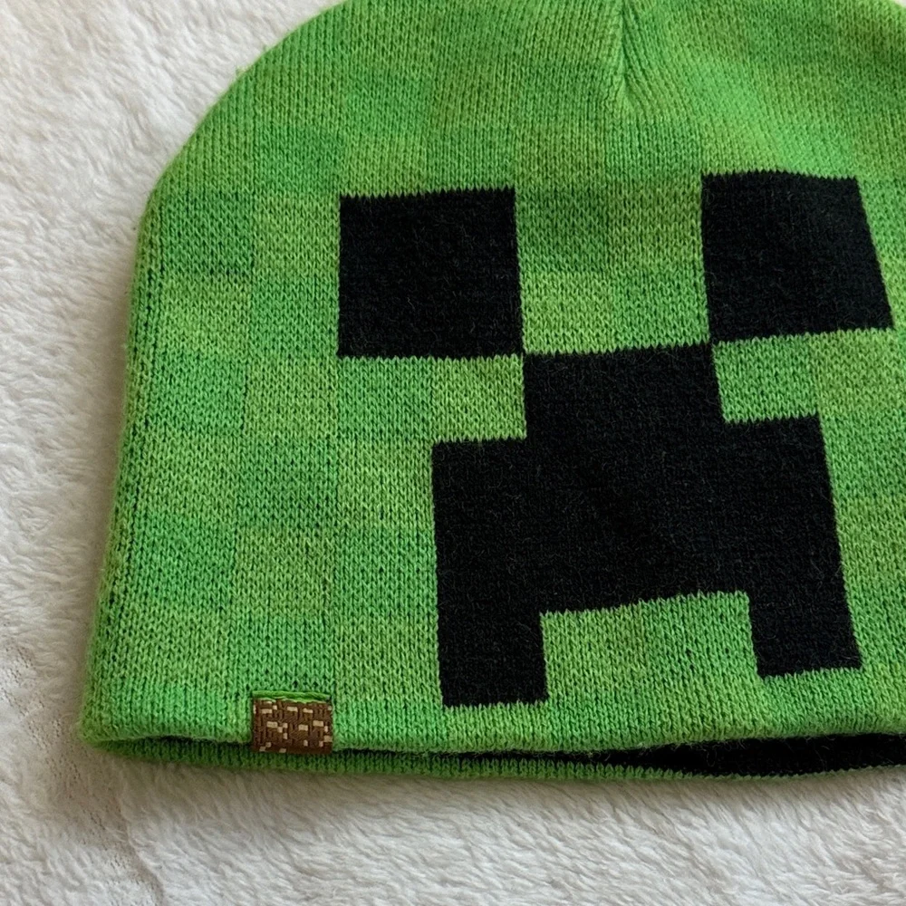 Minecraft Creeper Knit Beanie