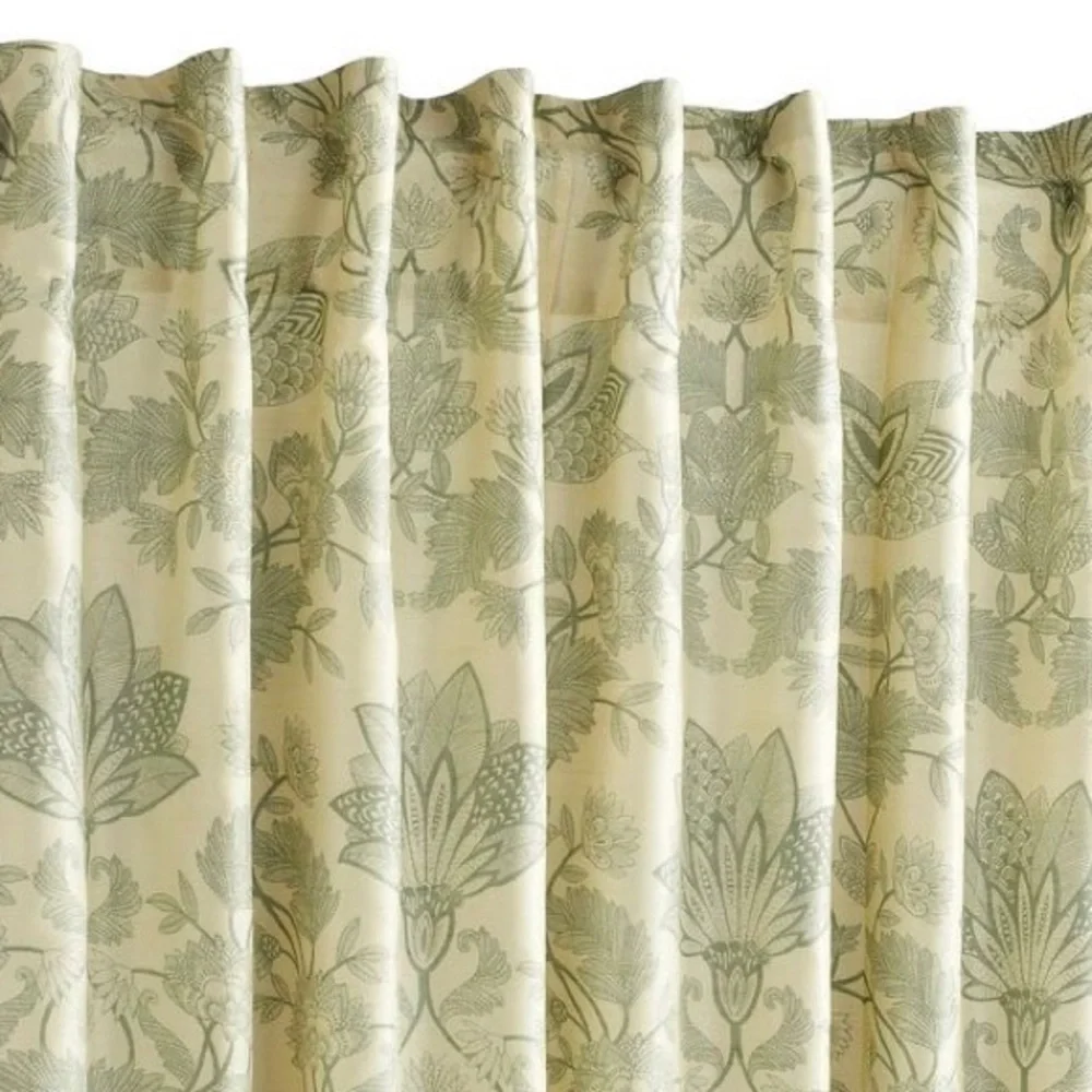 Pier 1 azure printed window panels