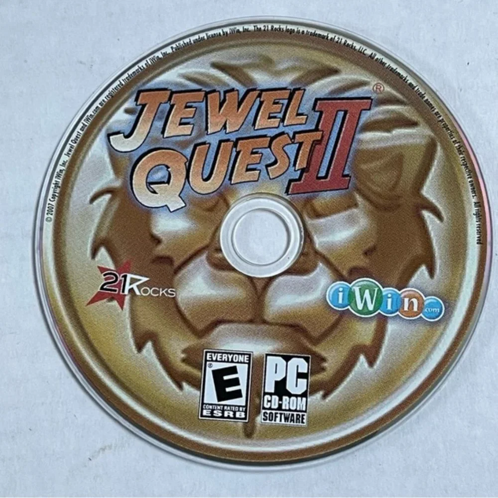Jewel Quest II Games PC Games CD ROM E ESRB iWin Games 2007 21 Rocks