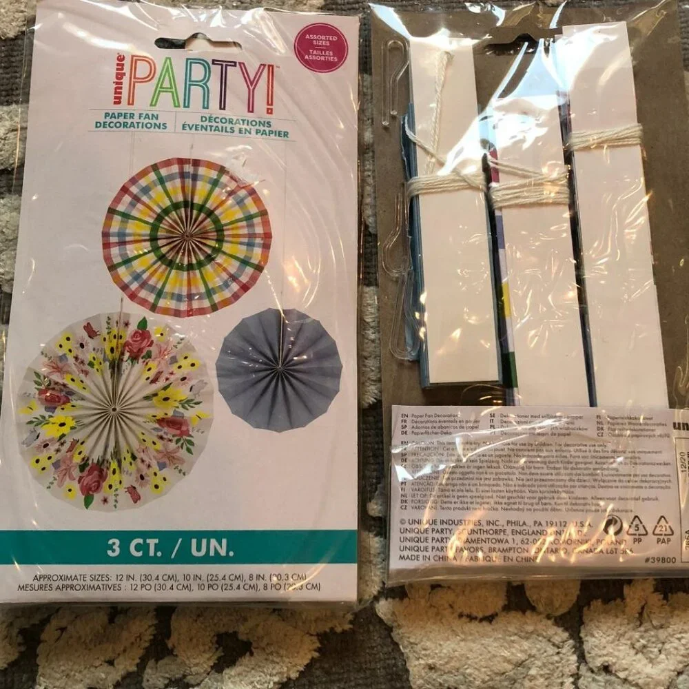 Multi-color, Rainbow color, Party Supplies Bundle, NWT, All unopened packages