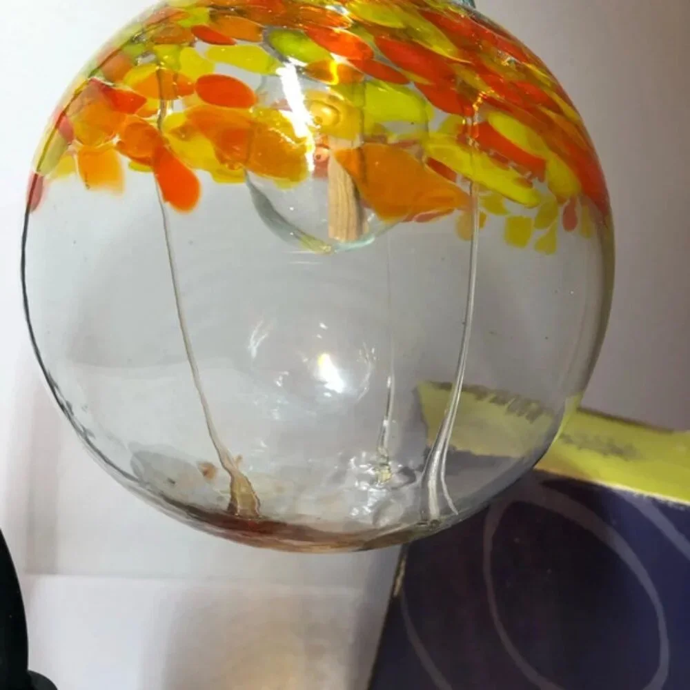 KITRAS blown glass air diffuser ball Fire Diffuser ELEMENTS Box included