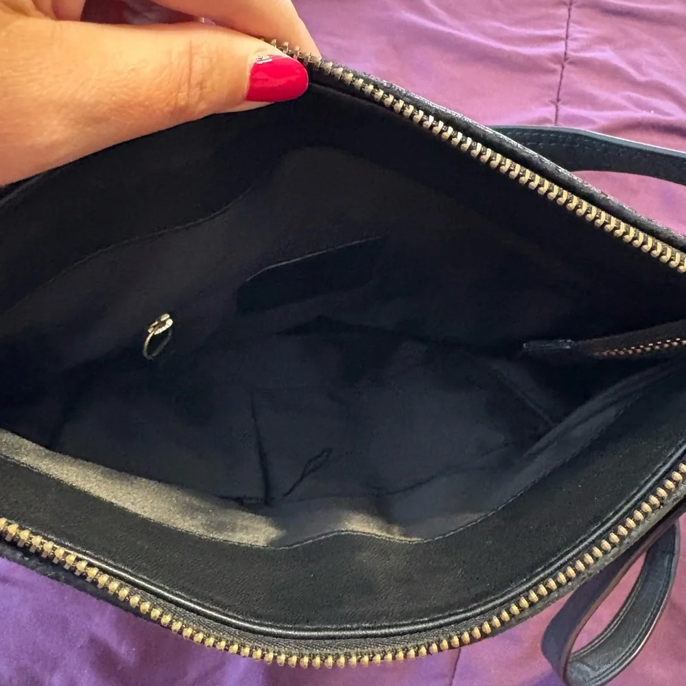 Coach sleek black
