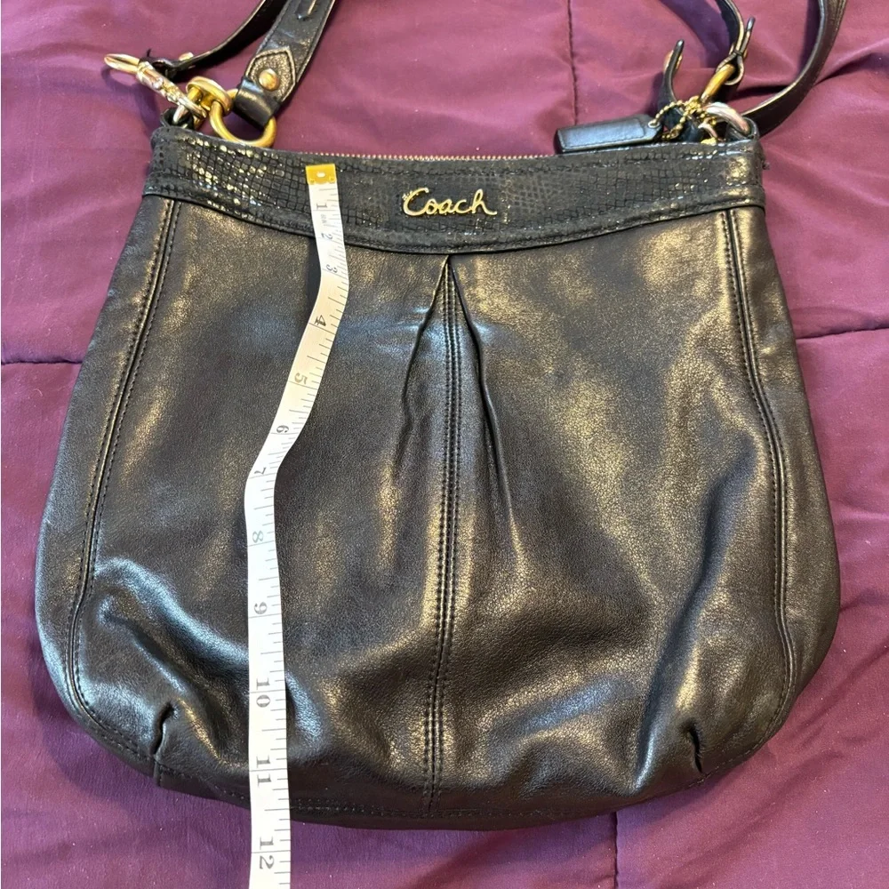 Coach sleek black