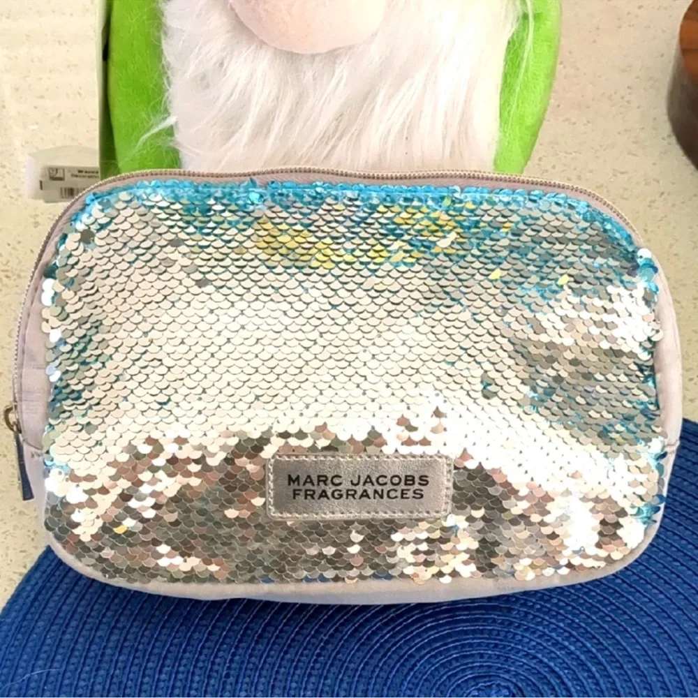 Marc Jacobs Silver Sequin Pouch