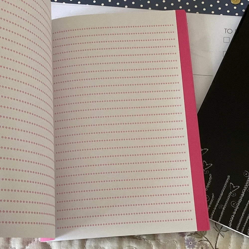 Polka Dot Weekly Planner Pad and 2 Notebooks