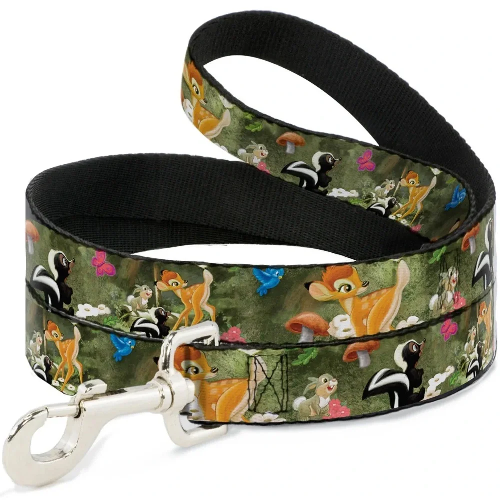 🍄HOST PICK x 2🍄Buckle-Down Pet Leash - Bambi & Friends Scene, 4’ Long, 1/2