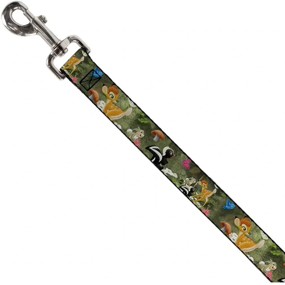 🍄HOST PICK x 2🍄Buckle-Down Pet Leash - Bambi & Friends Scene, 4’ Long, 1/2