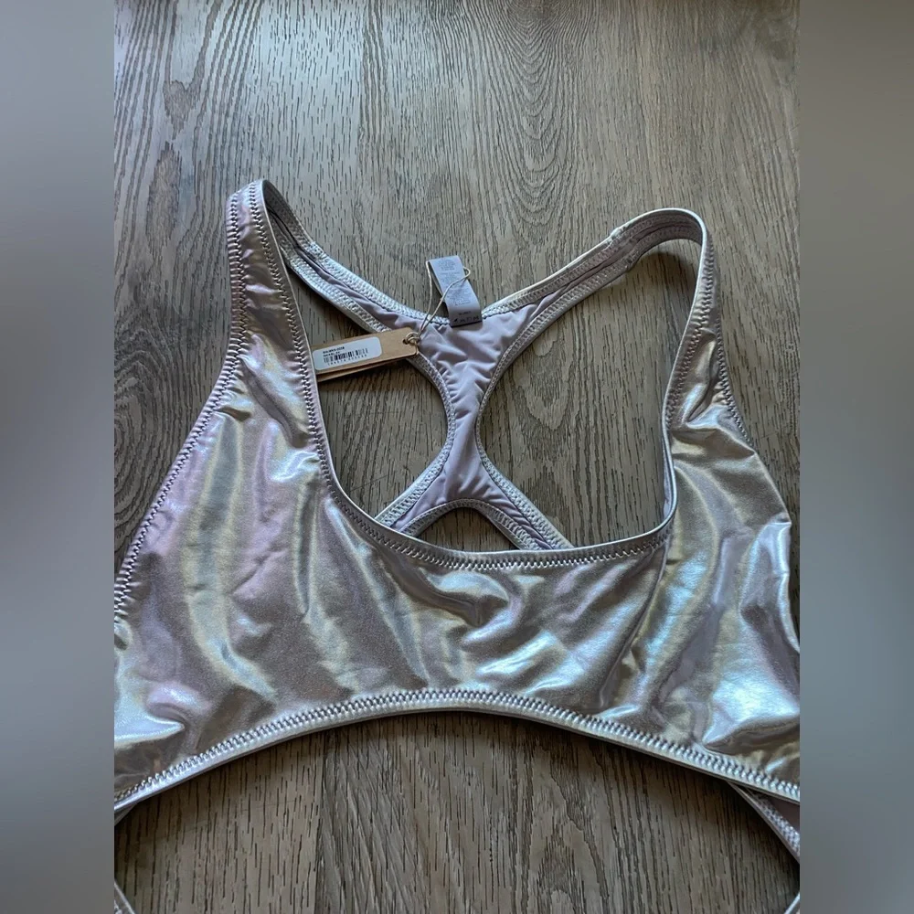 Skims Swim Cut out One Piece in Nickel NWT