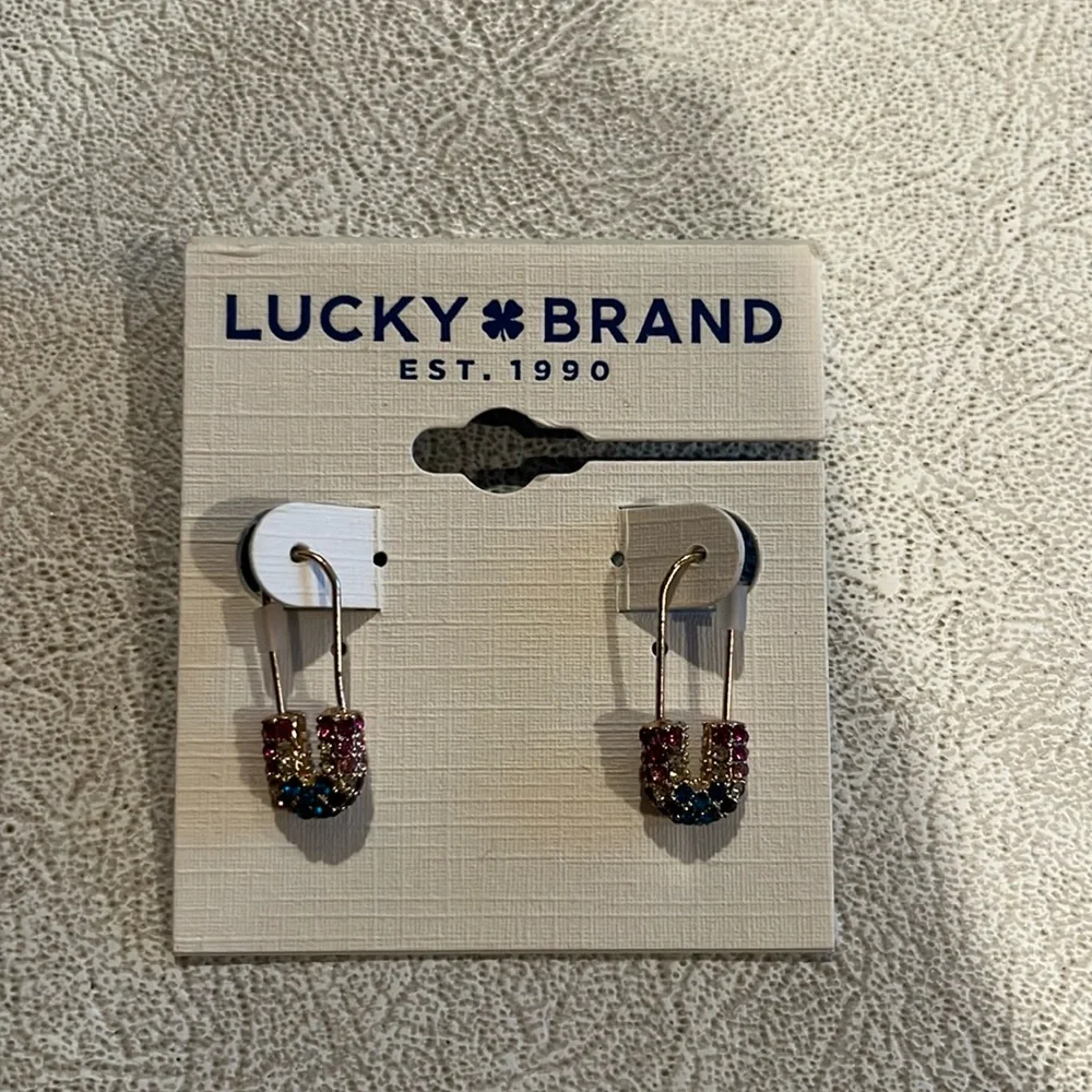 Lucky brand rainbow earrings brand new