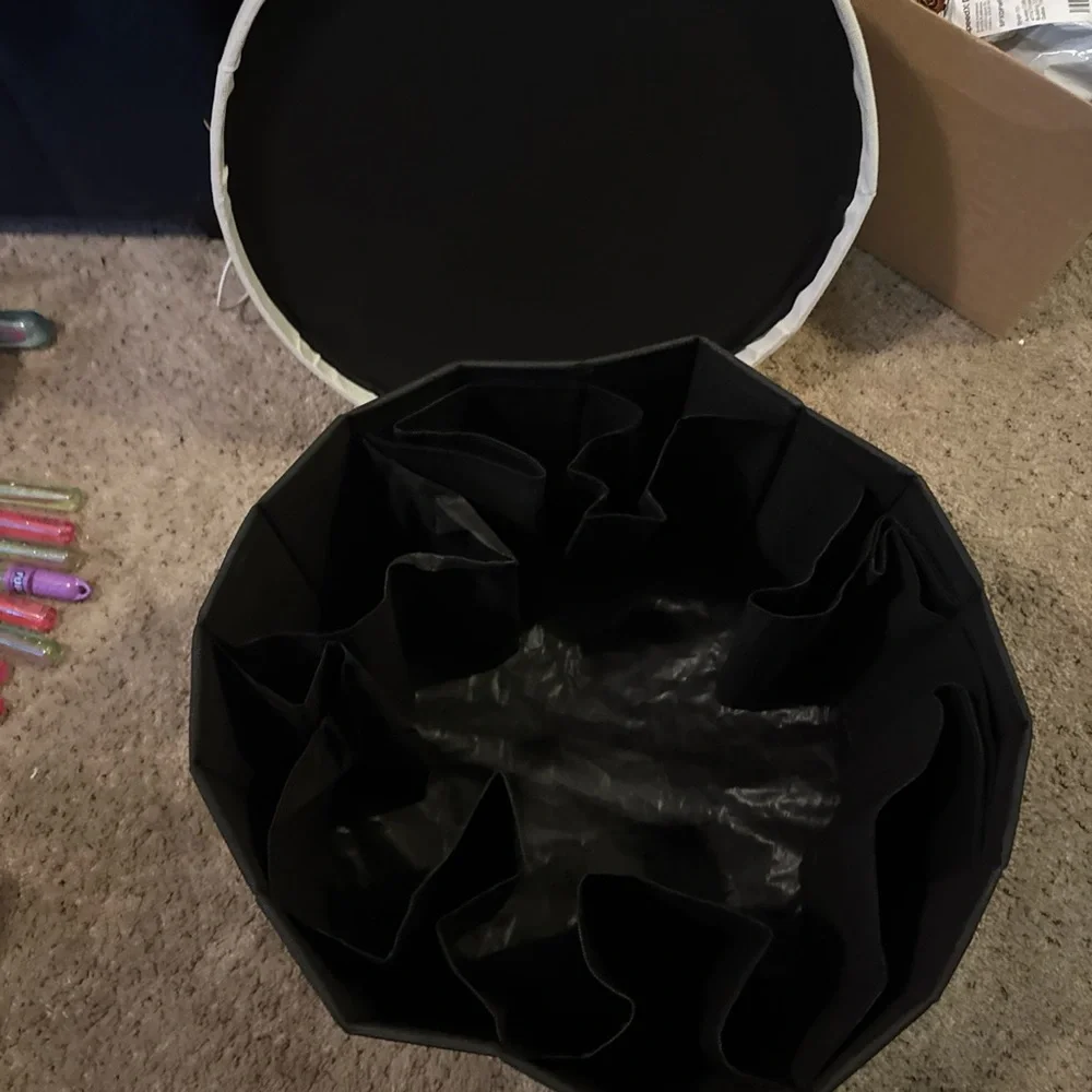 Elegant Cream Ottoman
