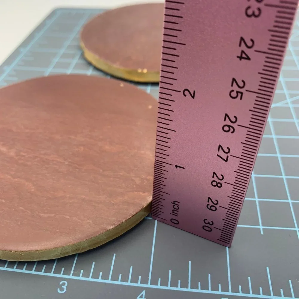 Marble Onyx Brown/Red Coasters, Natural Home Decor