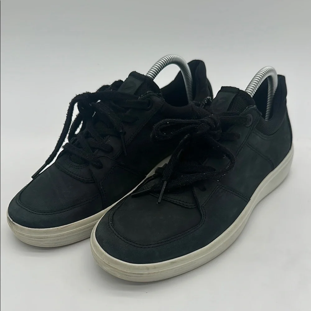Ecco Nubuck Men's Black Casual Sneakers Size 5.5