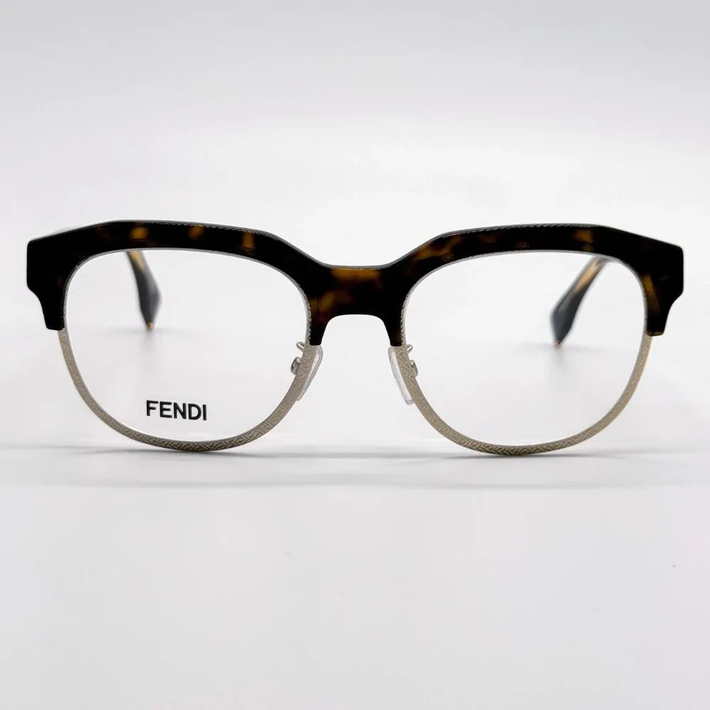 NEW FENDI FE50068U 052 HAVANA WOMEN EYEGLASSES FENDI