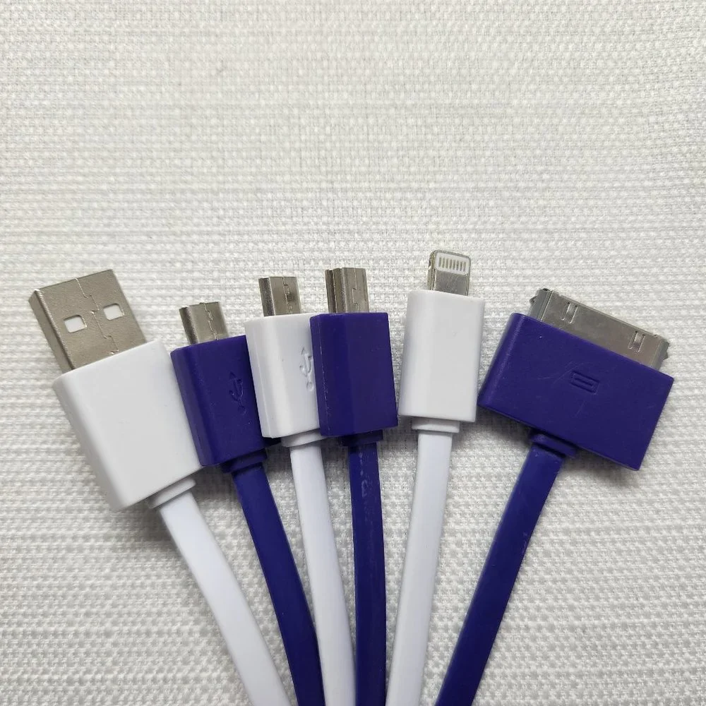 6 in 1 USB Charging Cable Universal Multi Function Cell Phone Charger Cord