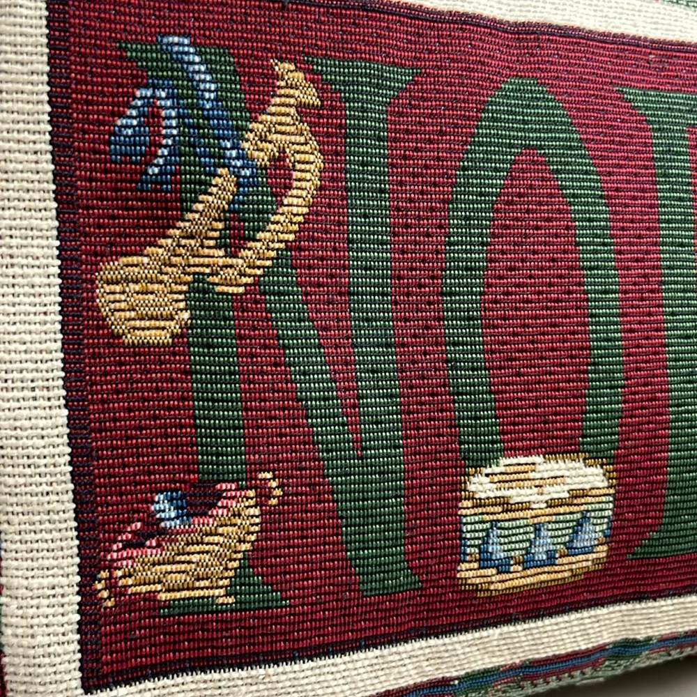 Vintage tapestry noel