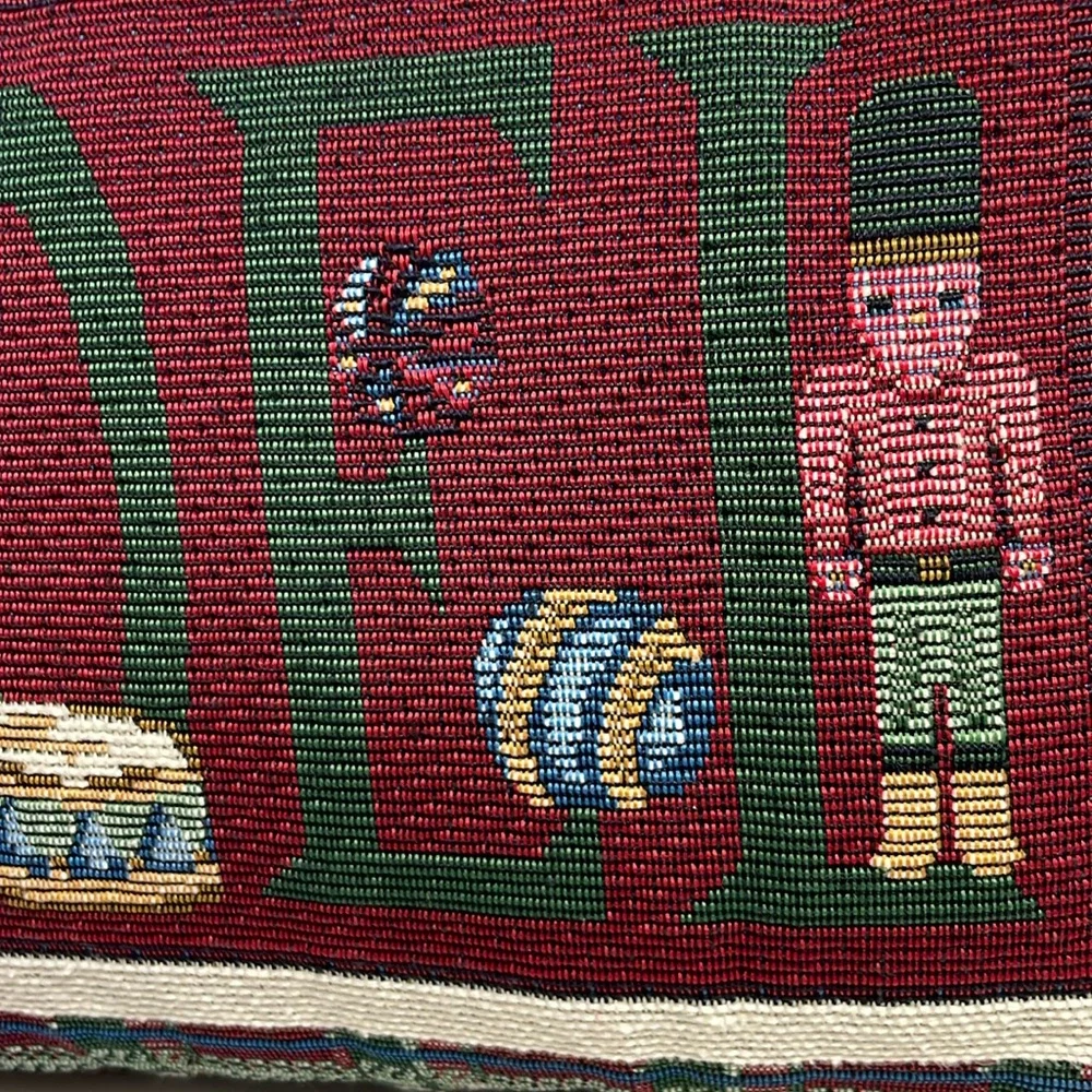 Vintage tapestry noel