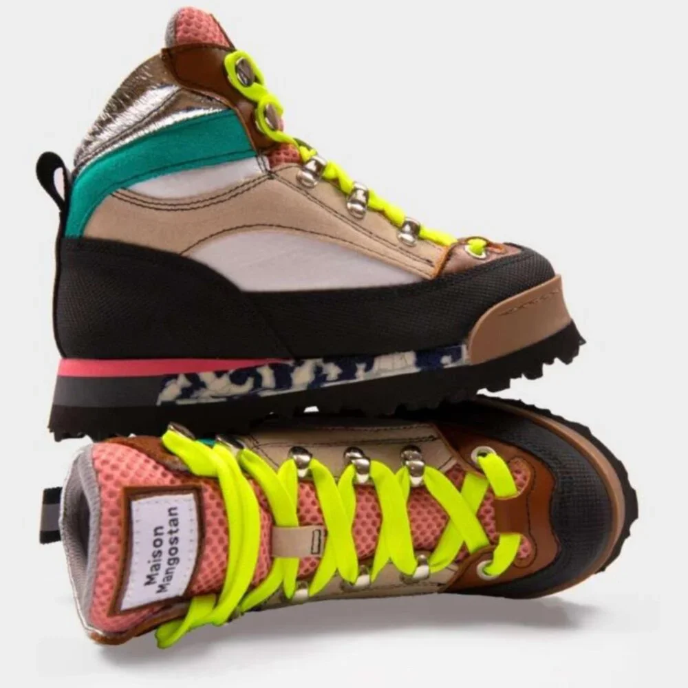 Maison Mangostan Nux White Hiking Boots - Kids Size EU 27