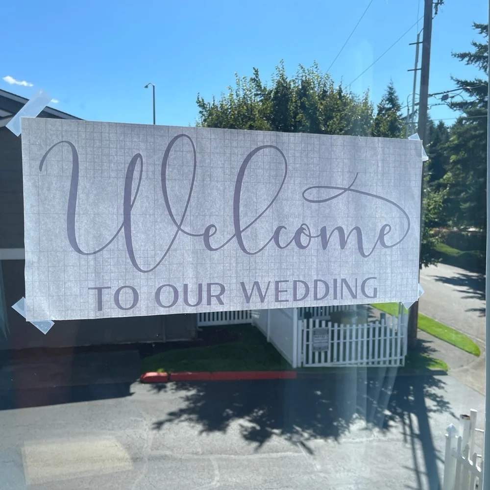Wedding Welcome Sign