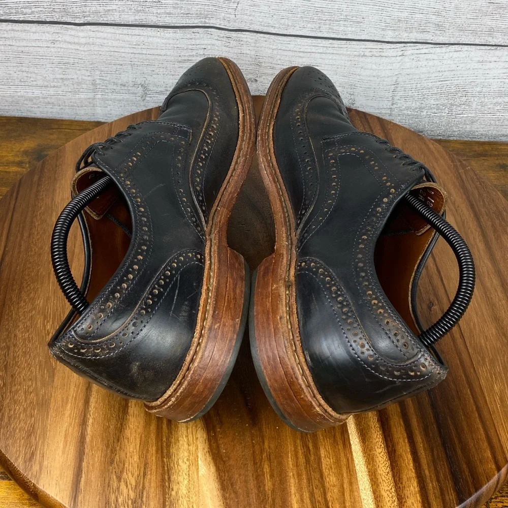 Allen Edmonds Alumnus Wingtip Oxford Black Leather Men’s Shoe Size 10