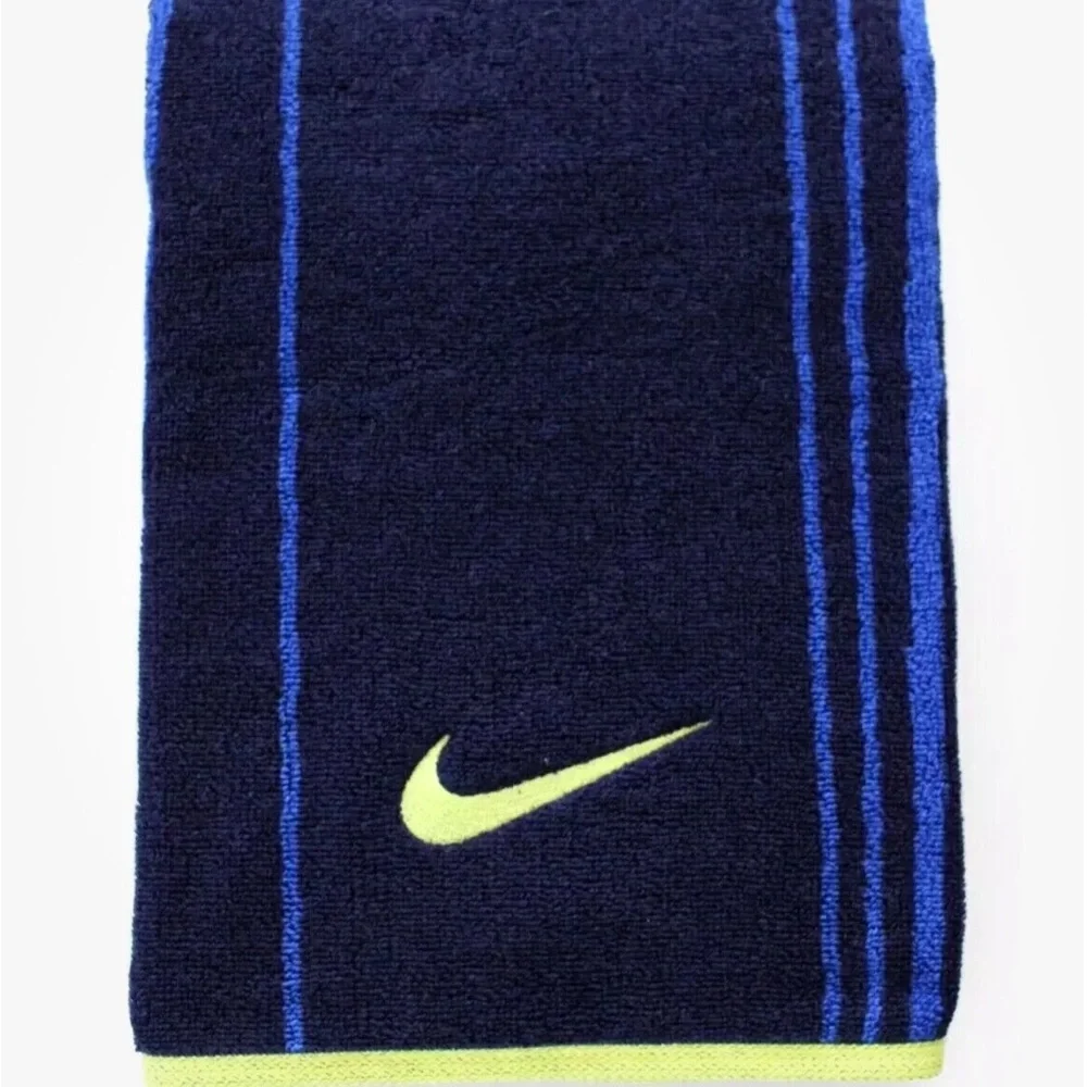 Nike Jacquard Towel Large Sport Midnight Navy/Game Royal/ Venom Green