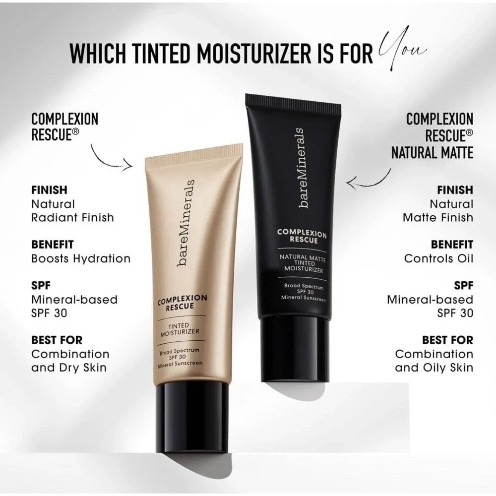 2 - bareMinerals Complexion Rescue Cinnamon Tinted Hydrating Gel Cream 0.5 Oz